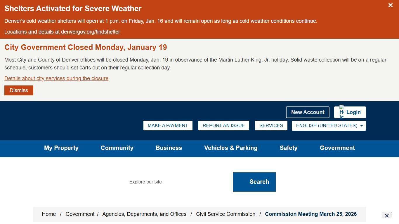 Commission Meeting March 25, 2026 - City and County of Denver
