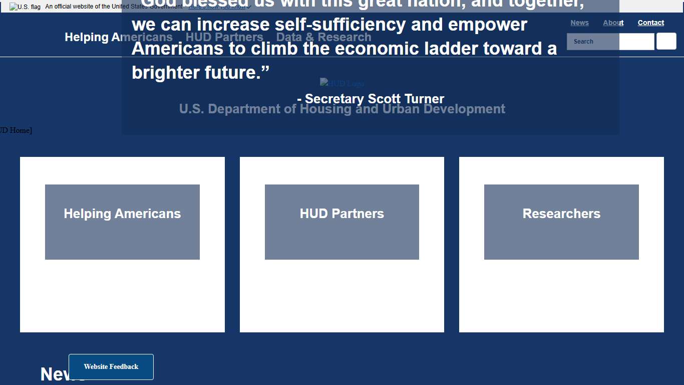 HUD Home | HUD.gov / U.S. Department of Housing and Urban Development (HUD)